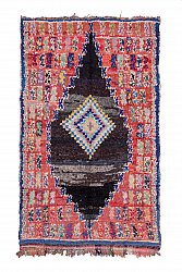 Marokkansk berber tæppe Boucherouite 260 x 160 cm