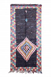 Marokkansk berber tæppe Boucherouite 295 x 140 cm