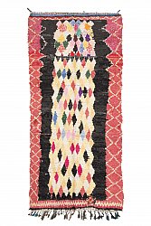 Marokkansk berber tæppe Boucherouite 270 x 115 cm