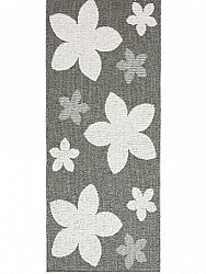 Plasttæpper - Horredstæppet Flower (grå)