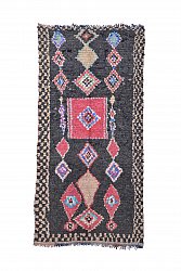 Marokkansk berber tæppe Boucherouite 270 x 125 cm