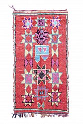 Marokkansk berber tæppe Boucherouite 280 x 150 cm
