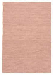 Uldtæppe - Dhurry (lyserød)