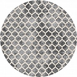 Rundt tæppe - Gabes (grå)