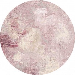 Rundt tæppe - Mogoro (lyserød)