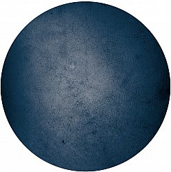 Rundt tæppe - Novelia (blå)