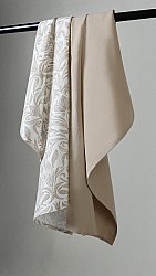 Køkkenhåndklæde 2-pak - Viola (beige)