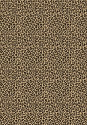 Wilton-tæppe - Leopard (brun)