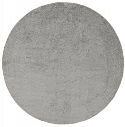Rund tæppe - Vevila (grå)
