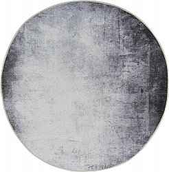 Rundt tæppe - Mondo (grå)