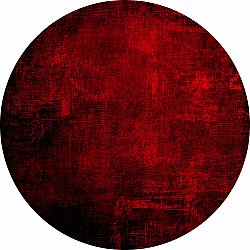 Rundt tæppe - Frome (rød)