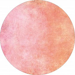 Rundt tæppe - Baden (lyserød)