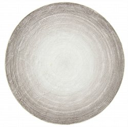 Rundt tæppe - Shade (beige/grå)