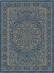 Wilton-tæppe - Vinadio (blå/guld)