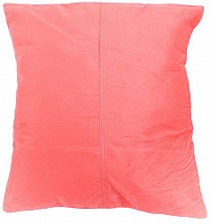 Silkefløjlpude (lyserød) (pudebetræk) 45 x 45 cm
