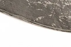 Kludetæppe - Cassis (rund) (grå)