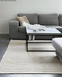 Uldtæppe - Coastal (creme)