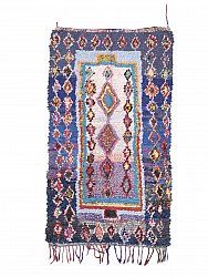Marokkansk berber tæppe Boucherouite 250 x 140 cm