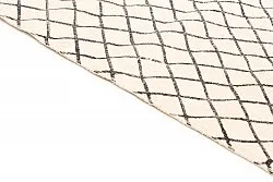 Kludetæppe - Agadir (sort/hvid)