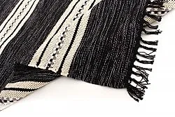 Kludetæppe - Kajsa (sort)