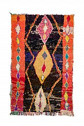 Marokkansk berber tæppe Boucherouite 230 x 150 cm