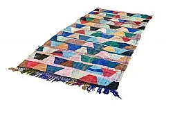Marokkansk berber tæppe Boucherouite 140 x 290 cm