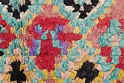 Marokkansk berber tæppe Boucherouite 240 x 105 cm