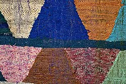 Marokkansk berber tæppe Boucherouite 140 x 290 cm