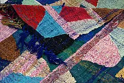 Marokkansk berber tæppe Boucherouite 140 x 290 cm