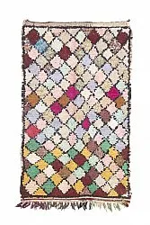 Marokkansk berber tæppe Boucherouite 195 x 120 cm