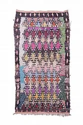 Marokkansk berber tæppe Boucherouite 270 x 145 cm