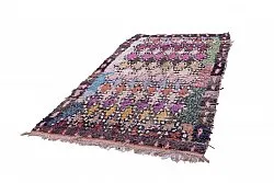 Marokkansk berber tæppe Boucherouite 270 x 145 cm