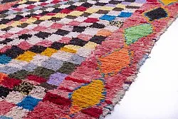 Marokkansk berber tæppe Boucherouite 240 x 140 cm