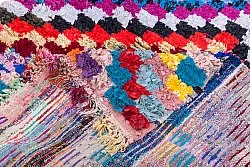 Marokkansk berber tæppe Boucherouite 245 x 125 cm