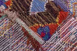 Marokkansk berber tæppe Boucherouite 285 x 145 cm