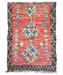 Marokkansk berber tæppe Boucherouite 230 x 155 cm