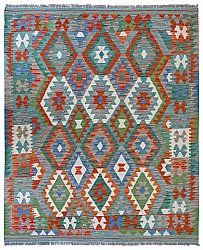 Kelimtæppe Afghansk 196 x 154 cm