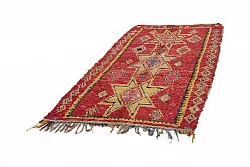 Marokkansk berber tæppe Boucherouite 250 x 145 cm