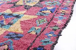 Marokkansk berber tæppe Boucherouite 225 x 135 cm