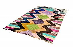 Marokkansk berber tæppe Boucherouite 155 x 260 cm