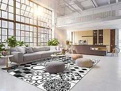 Wilton-tæppe - Avent (beige/sort)