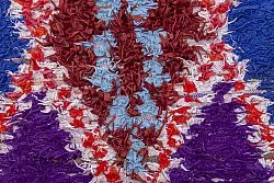 Marokkansk berber tæppe Boucherouite 235 x 90 cm