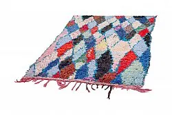 Marokkansk berber tæppe Boucherouite 200 x 130 cm