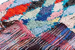 Marokkansk berber tæppe Boucherouite 200 x 130 cm