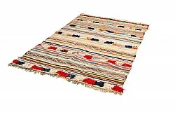 Marokkansk berber tæppe Boucherouite 145 x 225 cm