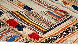 Marokkansk berber tæppe Boucherouite 145 x 225 cm