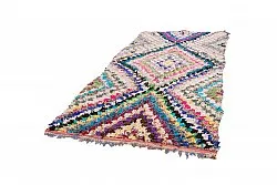 Marokkansk berber tæppe Boucherouite 265 x 140 cm