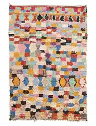 Marokkansk berber tæppe Boucherouite 235 x 160 cm