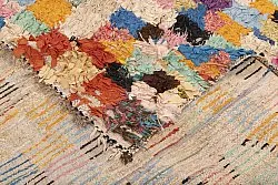 Marokkansk berber tæppe Boucherouite 235 x 160 cm