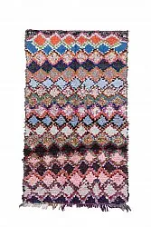 Marokkansk berber tæppe Boucherouite 220 x 130 cm